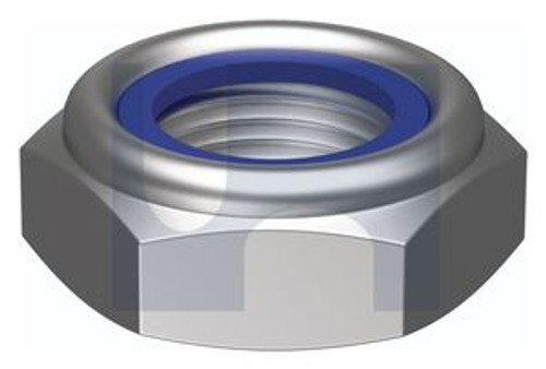 Nut Nyloc Thin Hex Unf Ss304 1/2 Hec