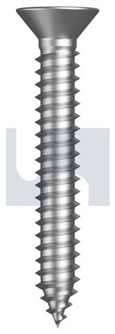 Self Tapper Csk Xr Ss316 #14 X 1-1/2 Ansi B18.6.4 Pk100