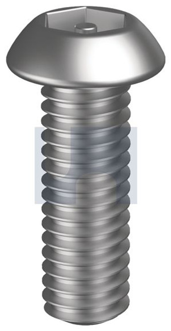 Socket Button Post Hex Ss304 M8 X 16 Hec Security Screw