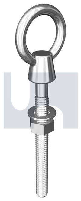 Collar Eye Bolt Kit Ss316 M12 X 120 Nut + Washer