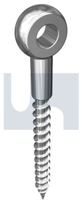 Lag Screw Eye Ss316 M8 X 60 Hec