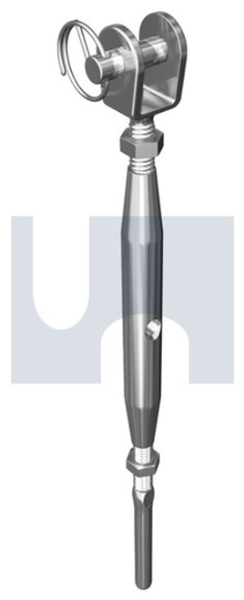 Rigging Screw Jaw+Swage Ss316 M10 X 6.0 Hec