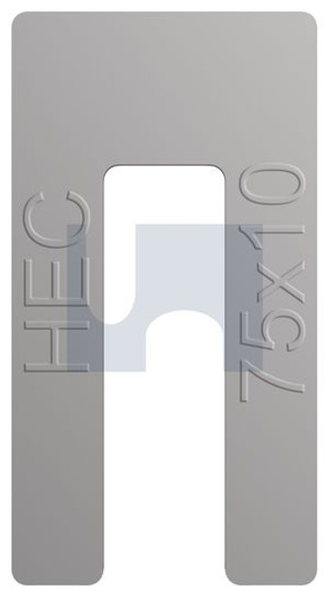 Packing Shims Window Aluminium 10 X 75 Hec