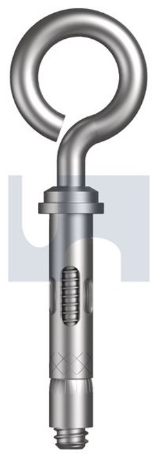 Tygabolt Eye (Sleeve Anchor) Zinc Yellow Passivate M8 X 45 Hec / Class 4.6