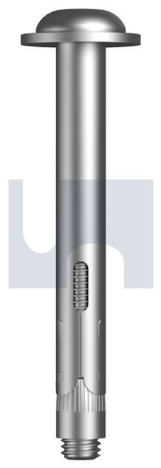 Dse10 Sleeve Anchor Mush Head Zinc Plated (Rohs Compliant) 10Mm X 120 Hec / Class 8.8