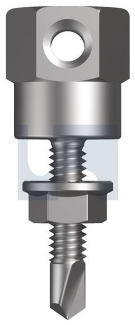 Vertical Side Hanger Metal Zinc Plate M6 X 25 Hec