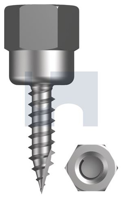 Vertical Hanger T17 Timber Zinc Plate M10 X 25 Hec
