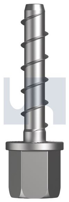 Xbolt - Vertical Hanger Zinc Plate M10 X 38 Hec