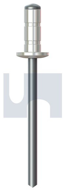 Rivet Dome Head Multi-Grip Surfmist (Titania) #54 73As2 - Alum 5052 / Steel Zp