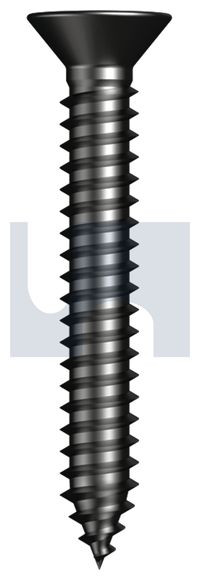 Self Tapper Csk Square Zinc Black Passivate #10-16 X  5/8 Ansi B18.6.4 Type Ab