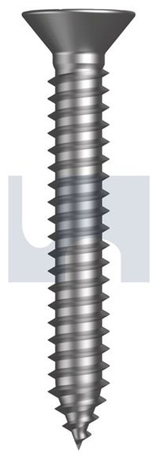 Self Tapper Csk Phil Zinc Plated (Rohs Compliant) #6-20 X  1-1/2 Ansi B18.6.4 Type Ab