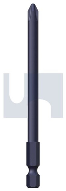 Power Phillips S2 Alloy Steel Ph2 X 100 Standard Drive Bit 1/4
