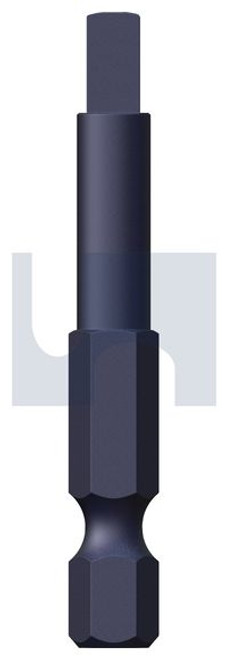 Power Square S2 Alloy Steel Sq2 X 50 Standard Drive Bit 1/4