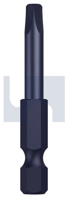 Power Trilobular S2 Alloy Steel Tri2 X 50 Standard Drive Bit 1/4