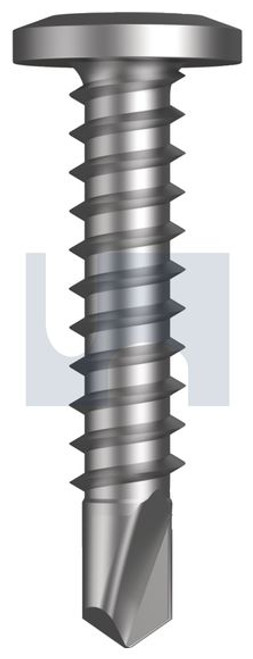 Metal Sds Wafer Head R1500 Bi-Metal 316 Stainless #10-16 X 25 Hec / Bi-Metal 316 / Sq Drive