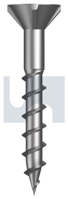 Needle Pt Countersunk 304 Stainless #8-10 X 32 Square Drive #2