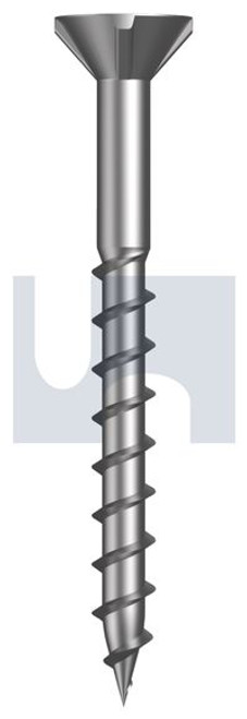 Needle Pt Countersunk 304 Stainless #8-10 X 45 Square Drive #2