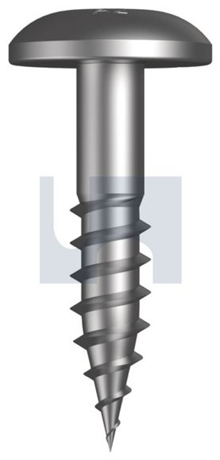 Needle Pt Button Head 304 Stainless #8-15 X 20 Square Drive #2 Needle Pt Button Head 304 Stainless #8-15 X 20 Square Drive #2