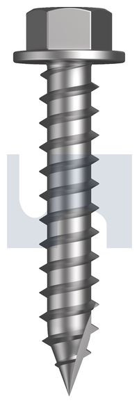 Type 17 5/16A Flanged Hex Pit 304 Stainless #14-10 X 35 Hec