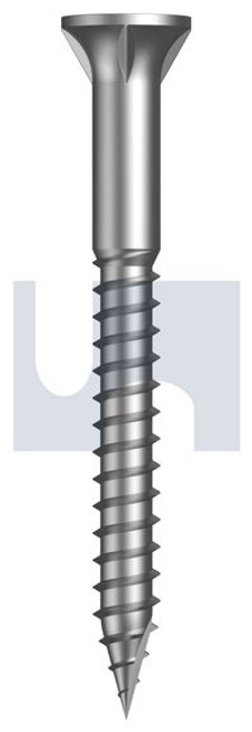 Type 17 Bugle Batten-4 Rib 316 Stainless #14-10 X 65 Square Drive