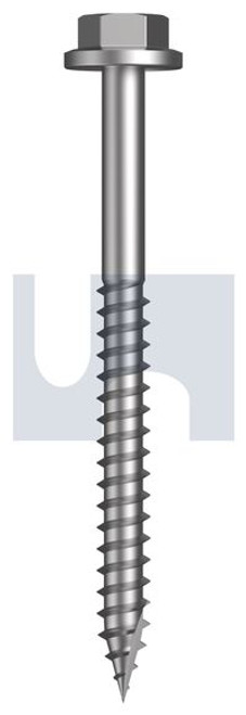 Type 17 Flanged Hex 316 Stainless #14-10 X 75 As3566