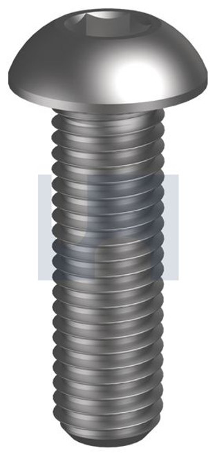 Button Head Socket Screw M5 x 8 Plain Grade 12.9