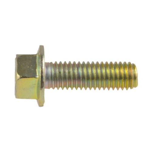 Flange Bolt Grade 8.8 M8 x 50 Zinc Yellow Non-Serrated