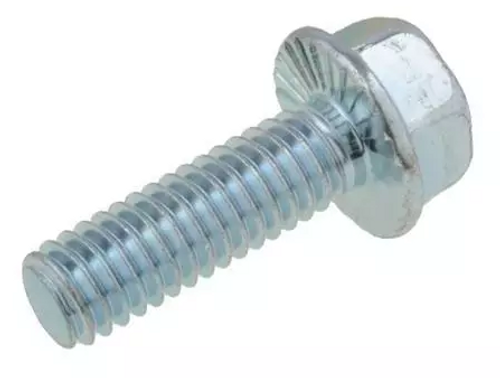 Flange Bolt Grade 5 UNC 7/16" x 3/4" Zinc Plated Serrated