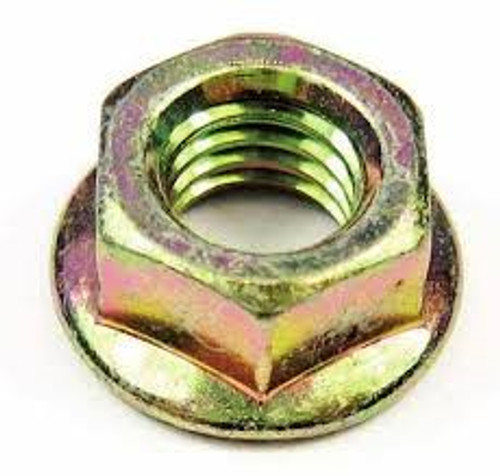 Non-Serrated 7/16" UNC Flange Prevailing Torque Lock Nut Non-Serrated 7/16" UNC Flange Prevailing Torque Lock Nut