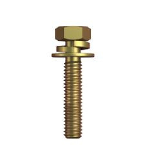 Metric SEMS Assembly M5 x 12 Zinc Yellow