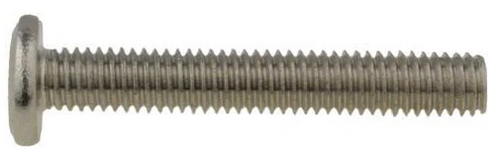 M8 x 35 Furniture Connector Bolt Nickel Finish