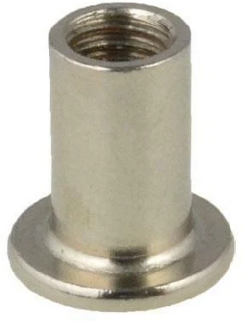 M6x12 Furniture Connector Nut Nickel Finish
