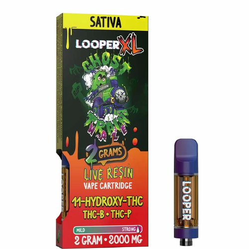 Looper XL Vape Cart 11-Hydroxy THCB THCP Ghost Train