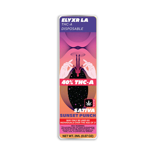 Elyxr LA THCA Live Resin Disposable Vape Sativa