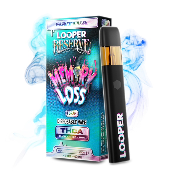 Looper Reserve THCA THCP D9 HHC Disposable Vape Memory Loss