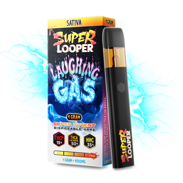 Super Looper THCA THCP D9 HHC Disposable Vape Laughing Gas