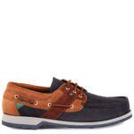 Dubarry Clipper Men's Boat Shoes Navy/Brown