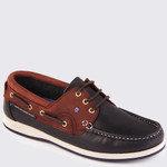 Dubarry Commodore X LT Extra Light Men's Boat Shoes Navy/Brown