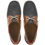Chatham Galley II G2 Men's Boat Shoes Navy/Tan
