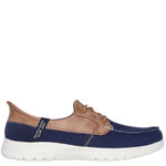 Skechers On-The-Go Flex Palmilla Women's Hands Free Slip In Trainers Navy