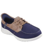 Skechers On-The-Go Flex Palmilla Women's Hands Free Slip In Trainers Navy