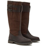 Chatham Sandown II Waterproof Leather Wide Fit Riding Boot Dark Brown