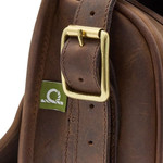 Chatham Oiled Leather Cartridge Bag Brown