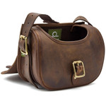 Chatham Oiled Leather Cartridge Bag Brown