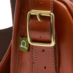 Chatham Pull Up Leather Cartridge Bag Chestnut