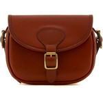 Chatham Pull Up Leather Cartridge Bag Chestnut