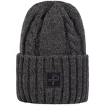 Pelle Petterson Cabane Knitted Hat Dark Grey Melange