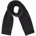 Pelle Petterson Cabane Knitted Scarf Dark Grey Melange
