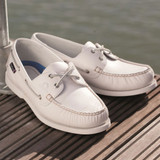 Chatham Replacement White Leather Laces