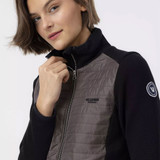 Holebrook Mimmi Women's Full Zip Windproof Fleece Black/Mole